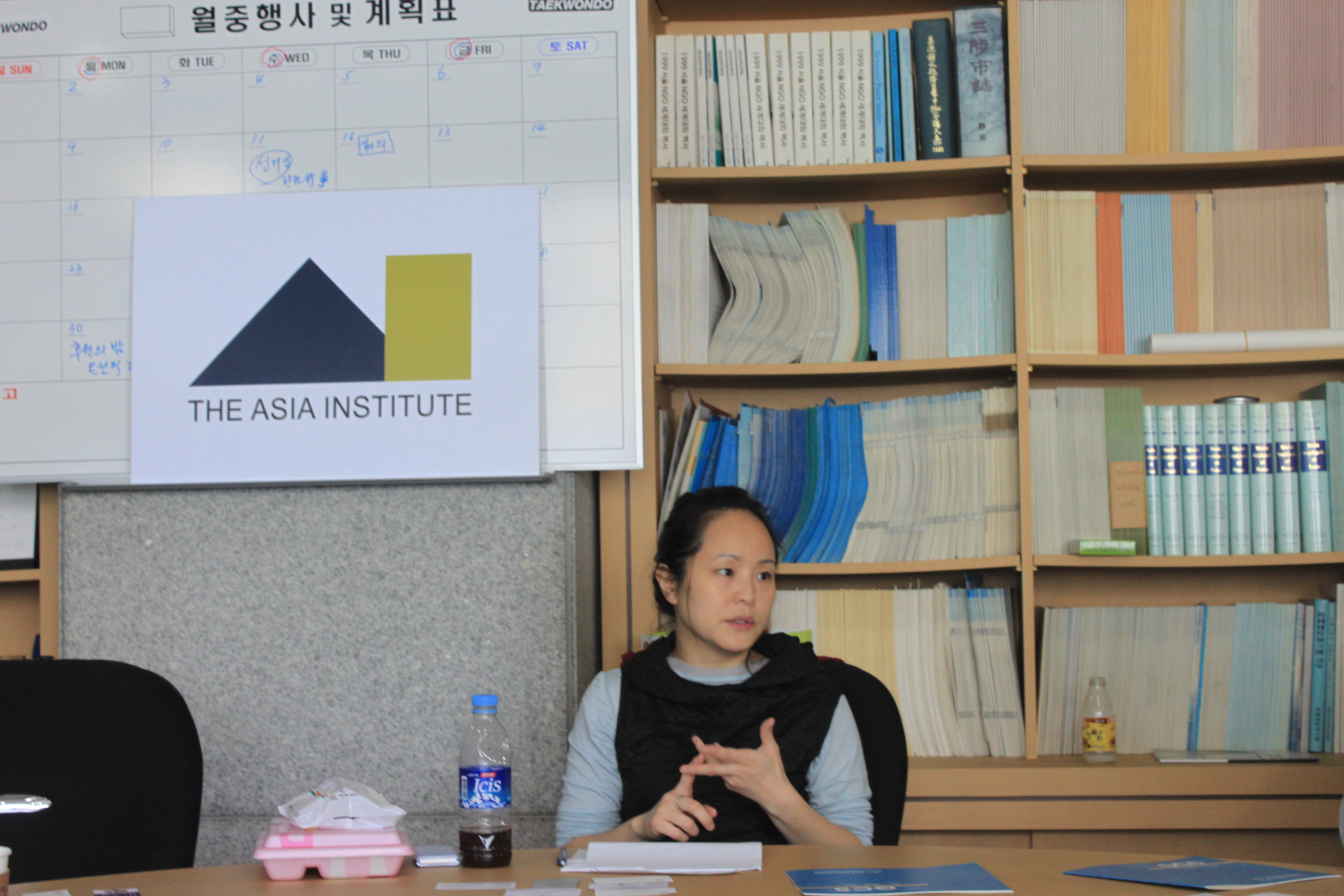 Annabel Park, founder of the Tea Party and political activist in the United States at Asia Institute seminar. 