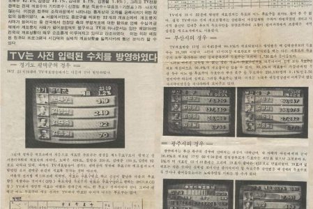 1987년 13대 대선도 개표조작이었다